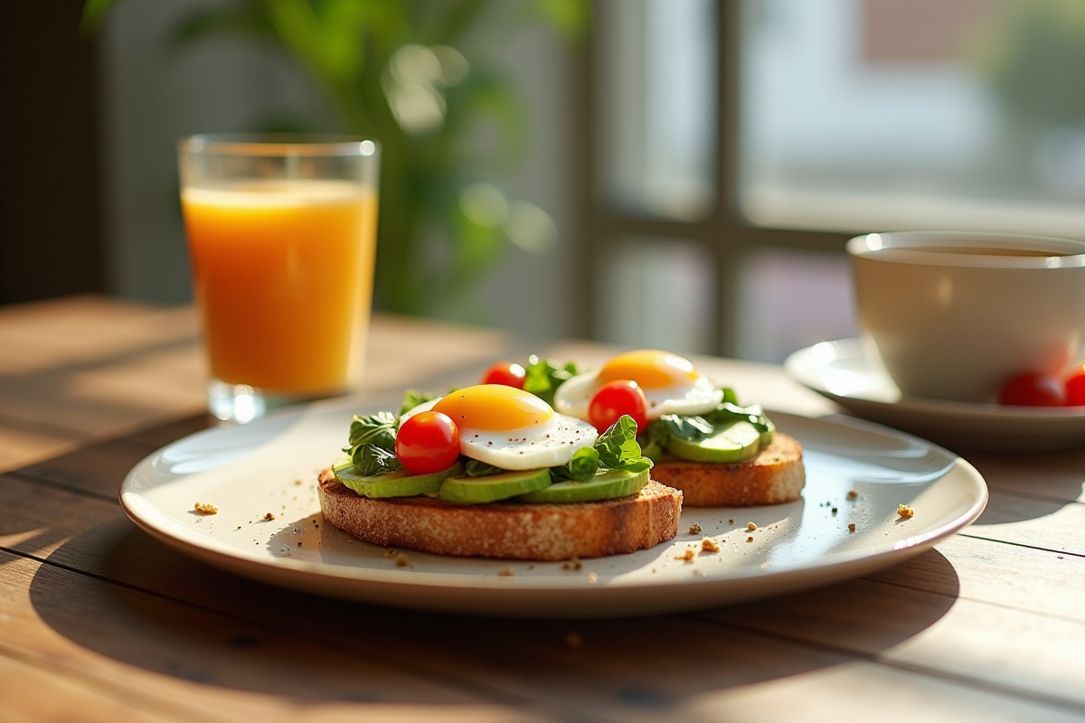 petit-déjeuner sain